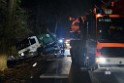 Container LKW umgestuerzt Koeln Brueck Bruecker- Dellbruecker Mauspfad P400